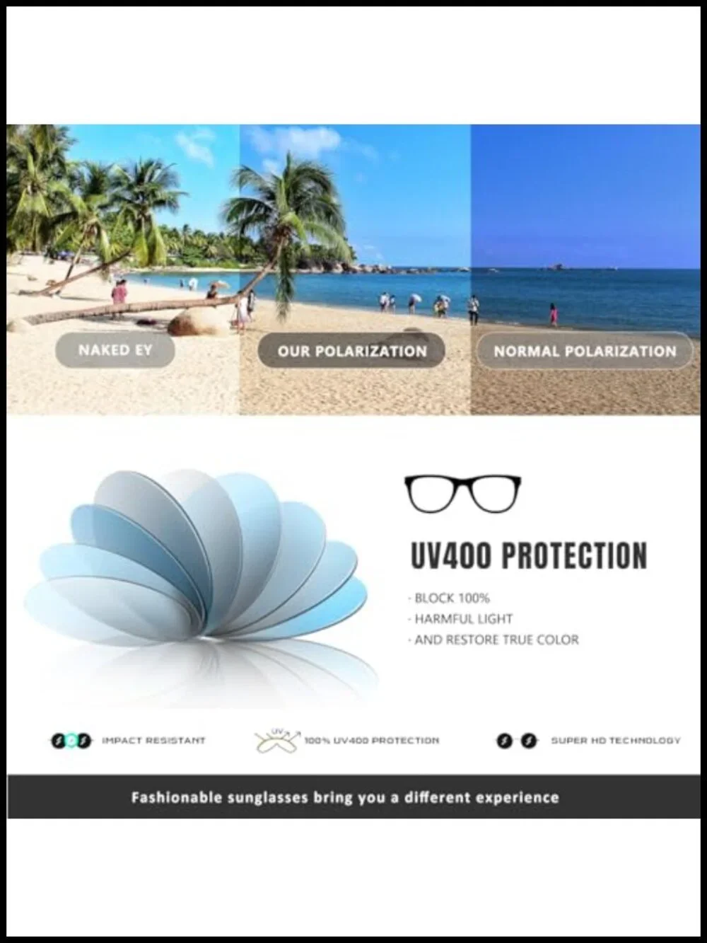 Polarized Vintage Retro Round Sunglasses Unisex UV400 TR90 Frame